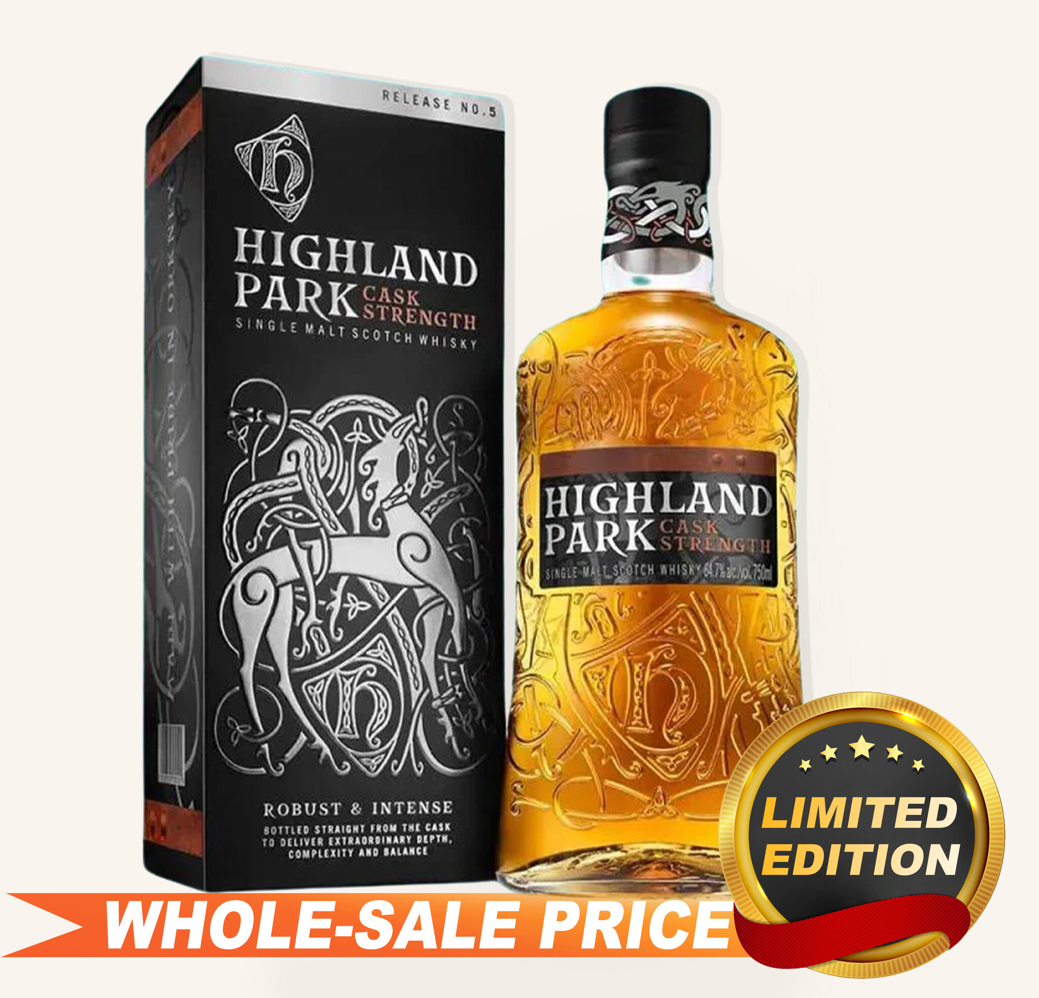 Highland Park Strength # 5 Single Malt Scotch Limited Edition $89