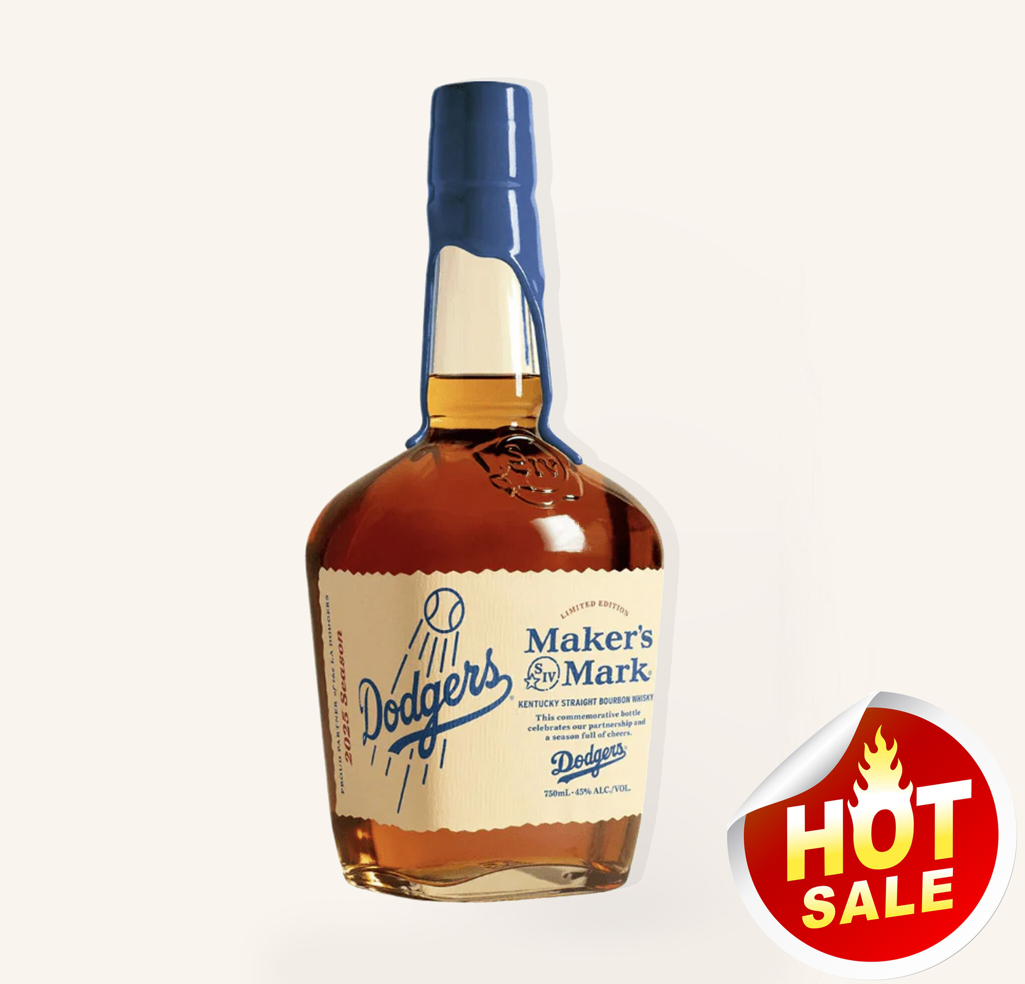 Maker's Mark Dodgers LA Edition Kentucky Straight Bourbon Whiskey