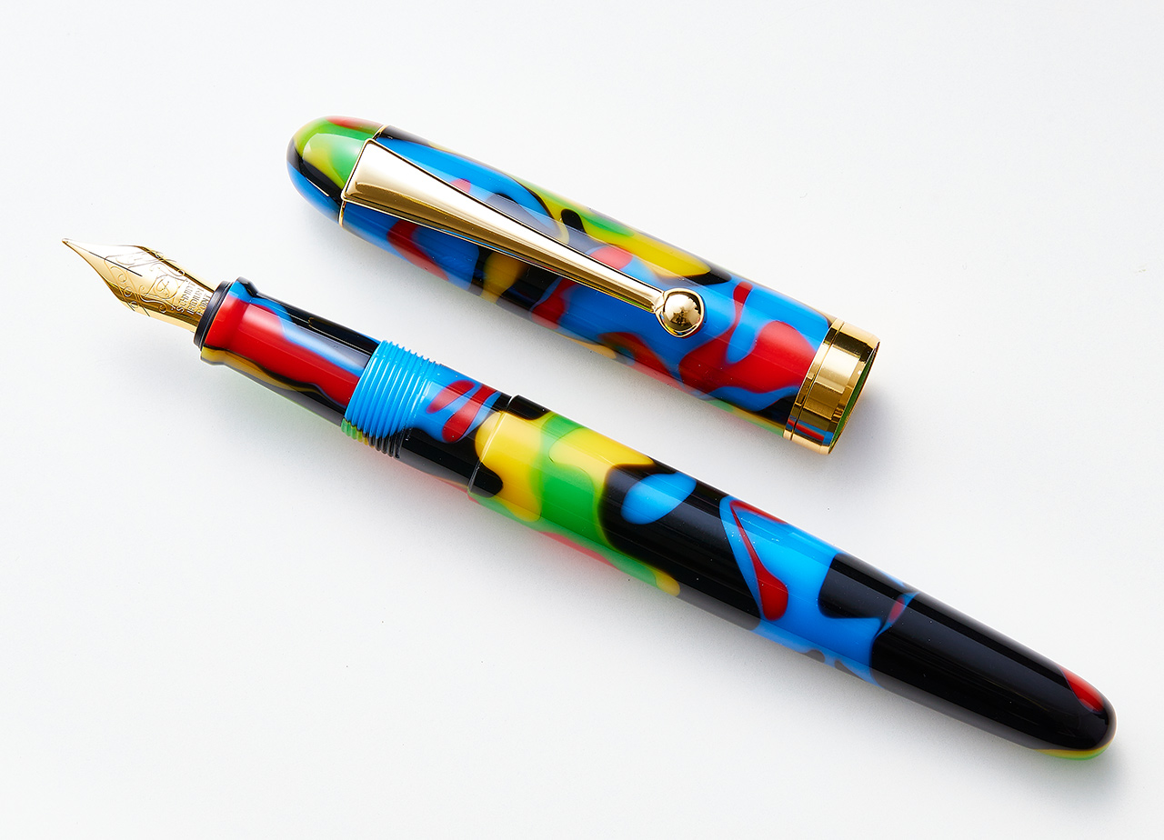 数量限定 マーブル］削り出しアクリル万年筆 - 大西製作所