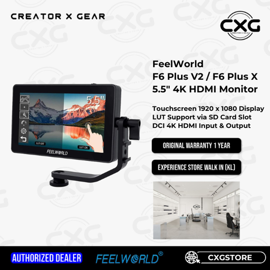 12.12 Sales FeelWorld F6 Plus V2 / F6 Plus X (1600nit Brightness