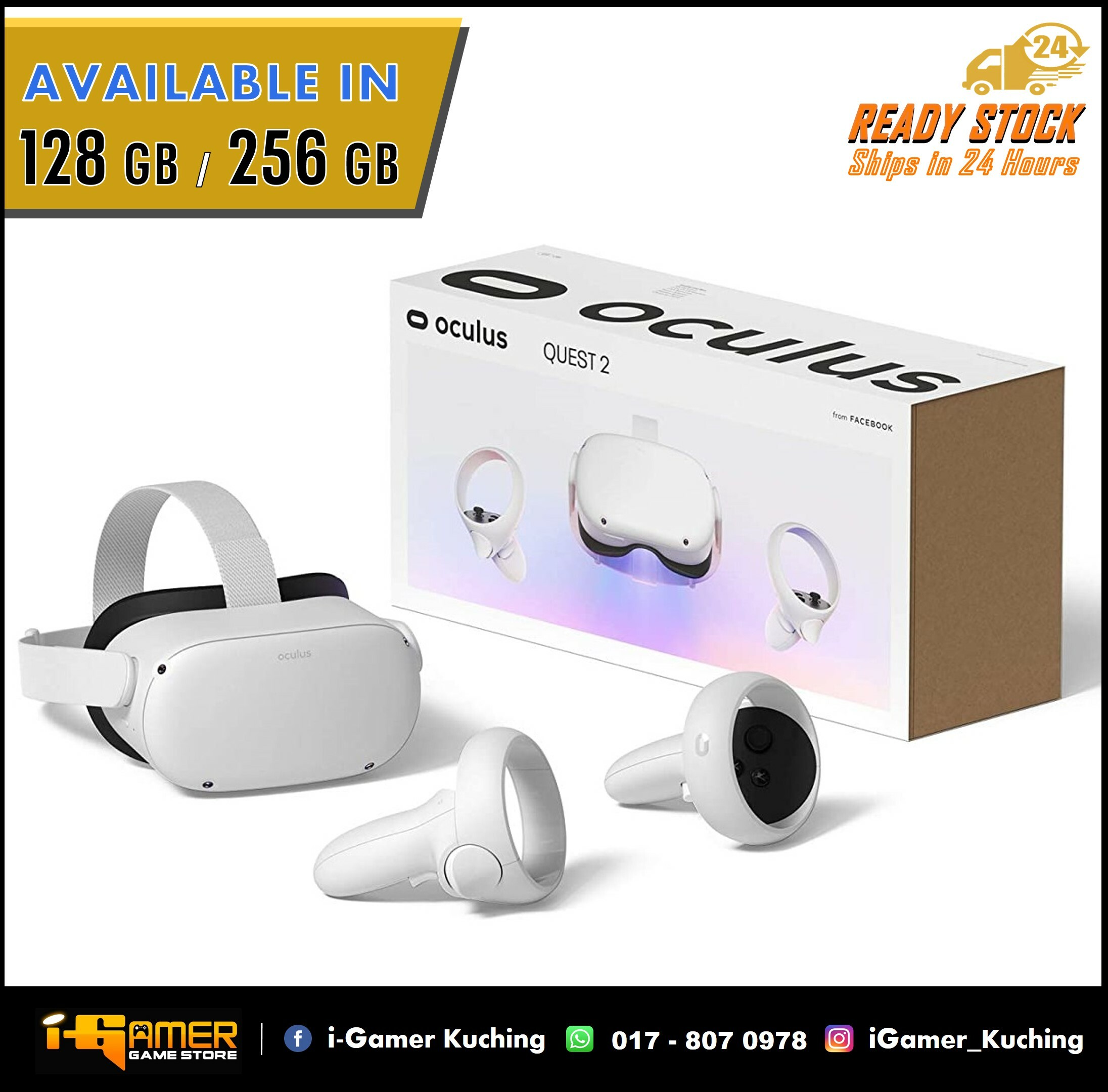 Refurbished Oculus Quest2 64gb Meta Quest Virtual Reality VR