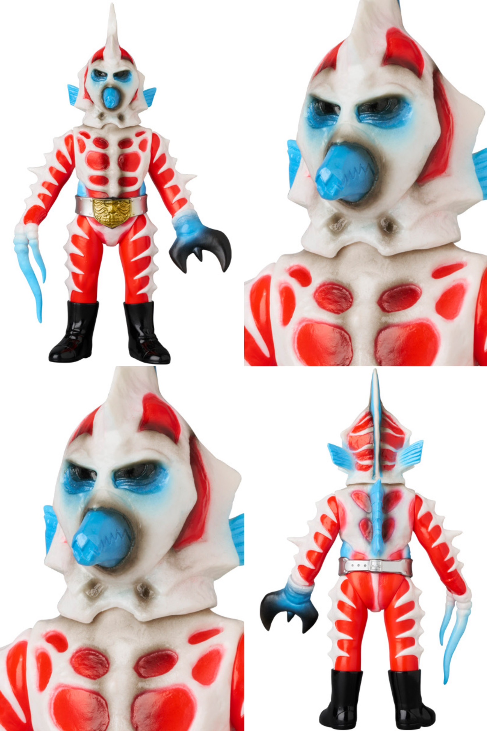 メディコム・トイ×東映レトロソフビ☆カマキリ男 （鎖カマVer.）+