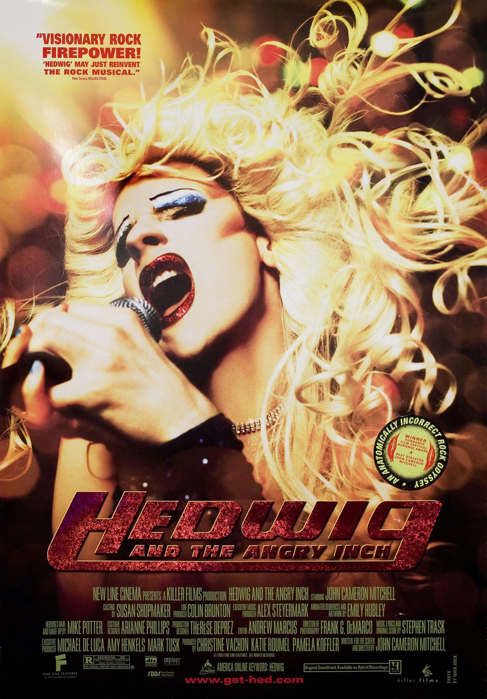 Hedwig and the Angry Inch (2001) Original Movie Posters