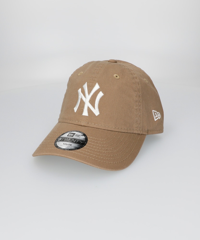 新品タグ付き。ニューエラ✖️ファミリア キャップ ベージュ キッズ