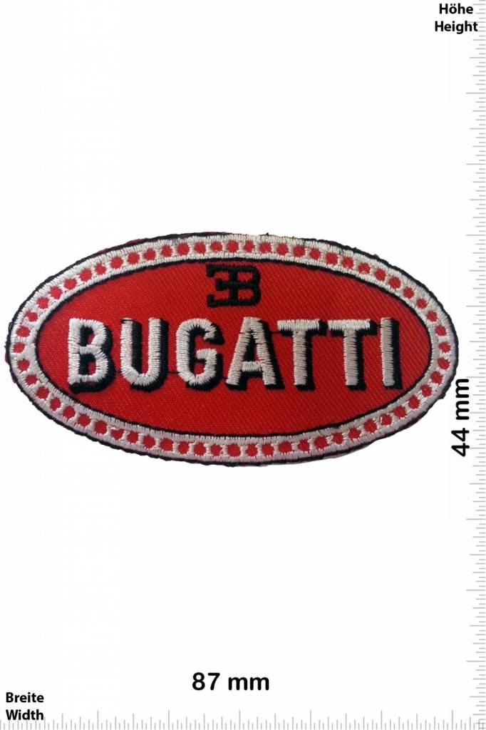 Bugatti - Patch - Back Patches - Patch Keychains Stickers - giga