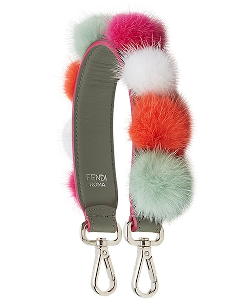 FENDI ミニストラップユー ミンクファー ショルダーストラップ