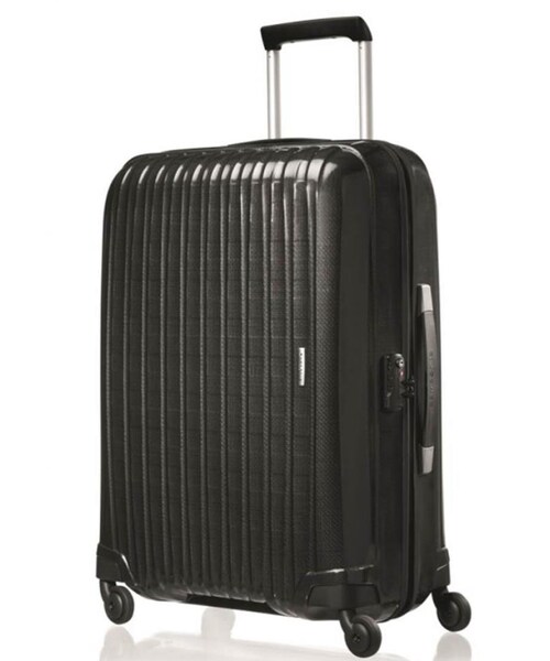 美品 Samsonite ORFEO SPINNER 75/28 BLACK 黒 Orfeo Spinner 55 cm