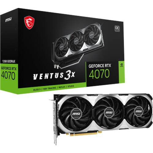 MSI GeForce RTX 4070 グラフィックボード 本体のみ MSI GeForce RTX