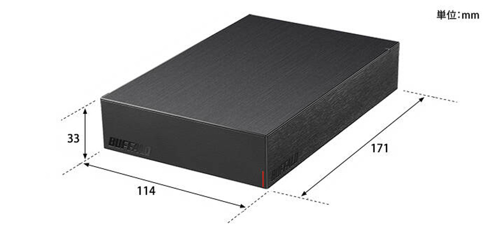 BUFFALO バッファロー HD-LE2U3-BB（ブラック） [据え置きHDD / 2TB