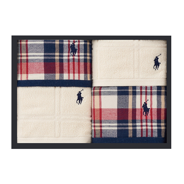 ラルフ ローレン[POLO RALPH LAUREN]のタオル4枚セット ネイビー