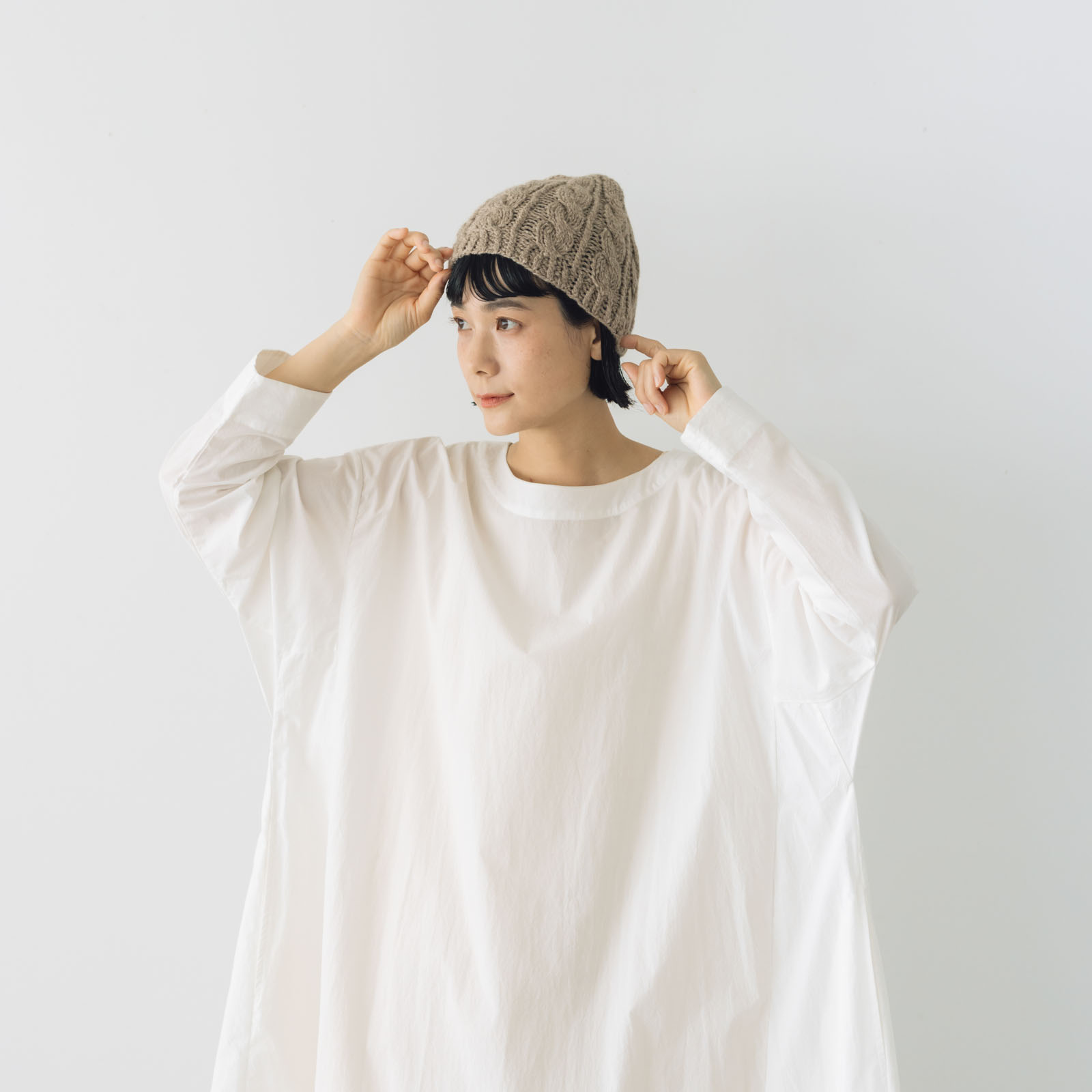 yourwear カシミヤケーブルニットキャップ ｜くらすこと公式オンライン