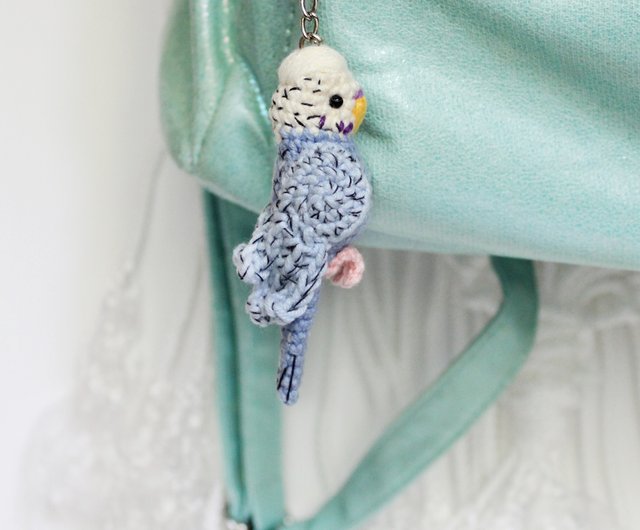 ロシア 【デジタル】セキセイインコキーホルダーかぎ針編みパターン