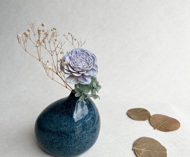 送料無料】台湾 花入 花瓶 陶芸 手作り陶器 ツーもち-陶磁器 - Pinkoi