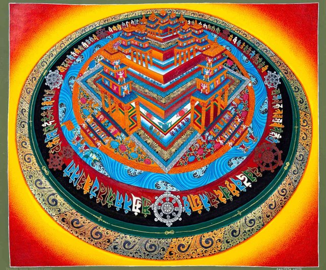 仏教曼荼羅アート 大きなフレーム 曼荼羅 仏教曼荼羅アート 大きな
