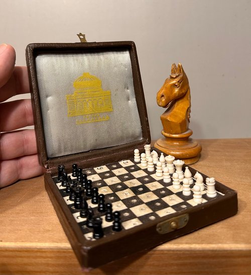 1964年以前に製造】チェスとチェッカー 昭和39年より前に作られ