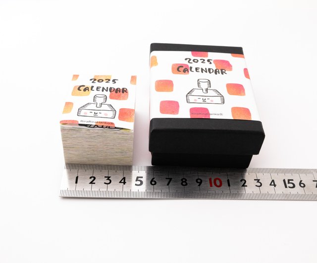 RiraRiraはんこ日めくりカレンダー2025【箱入り】 RiraRiraはんこ