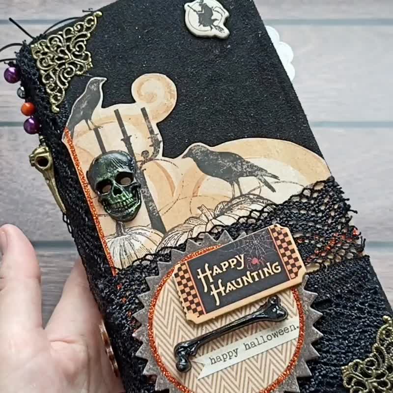 ジャンクジャーナルハロウィン魔女スカル