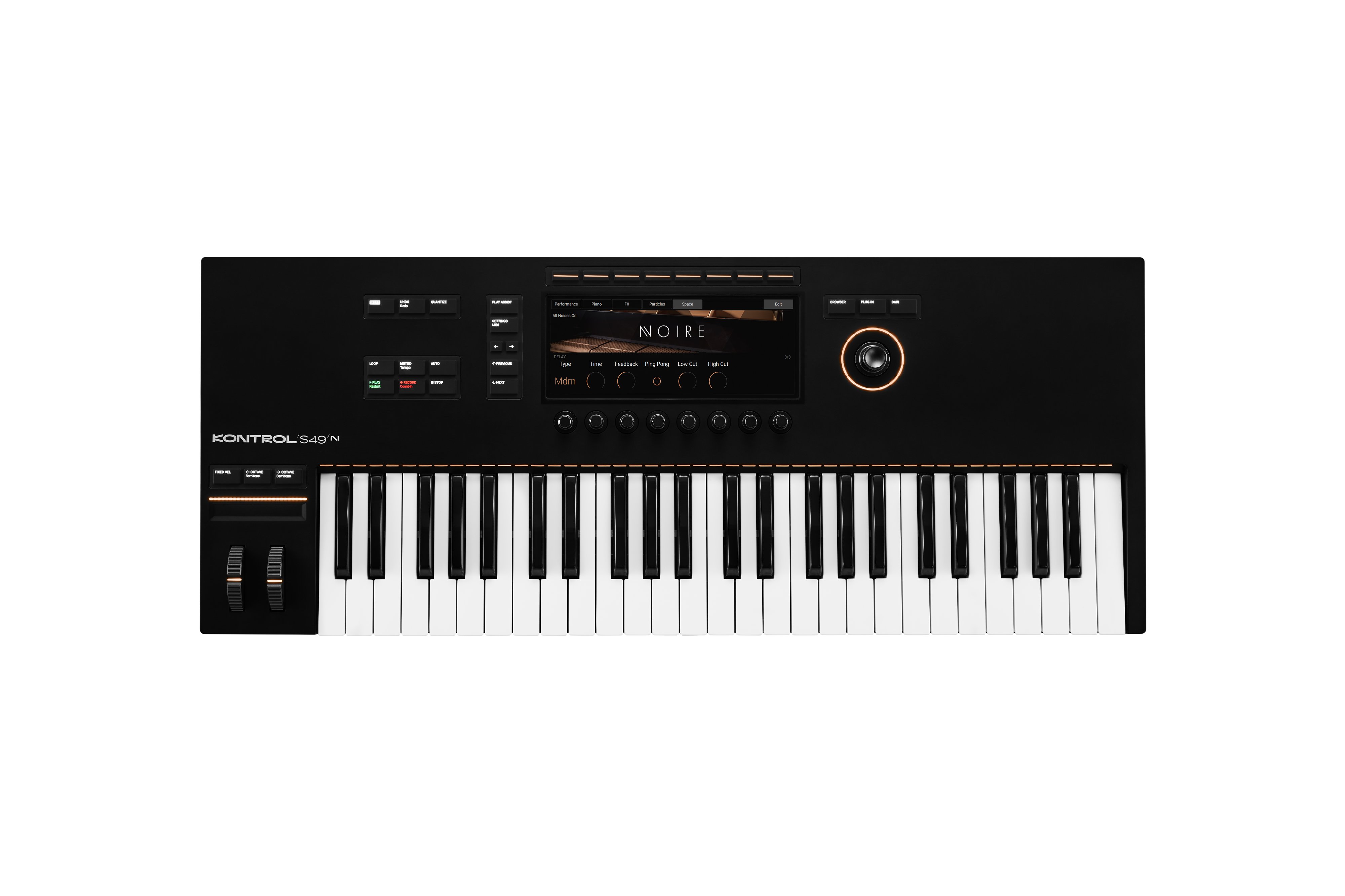 14859☆KOMPLETE KONTROL S49 美品 動作確認 NATIVE INSTRUMENTS MIDI