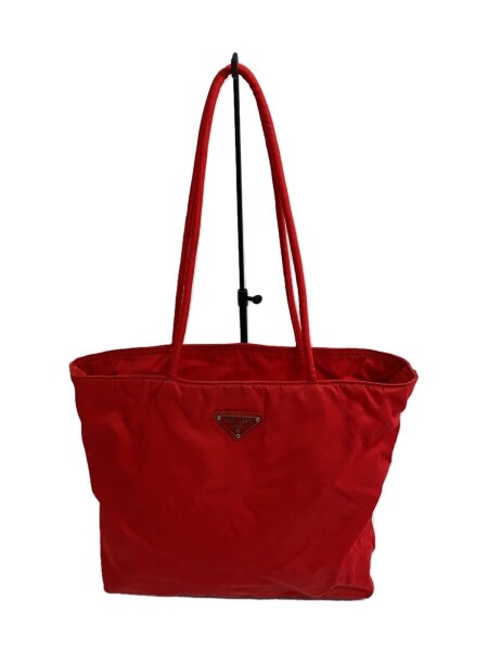 PRADA(プラダ) / トートバッグ/ナイロン/RED/無地 | 中古品の販売