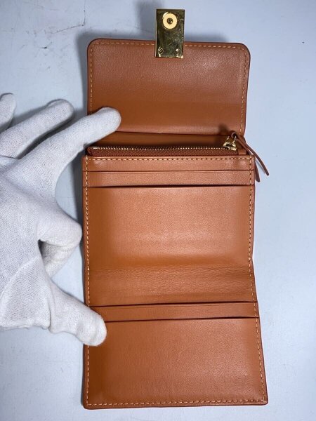 POLENE(ポレーヌ) / 3つ折り財布/レザー/BRW/レディース// | 中古品の