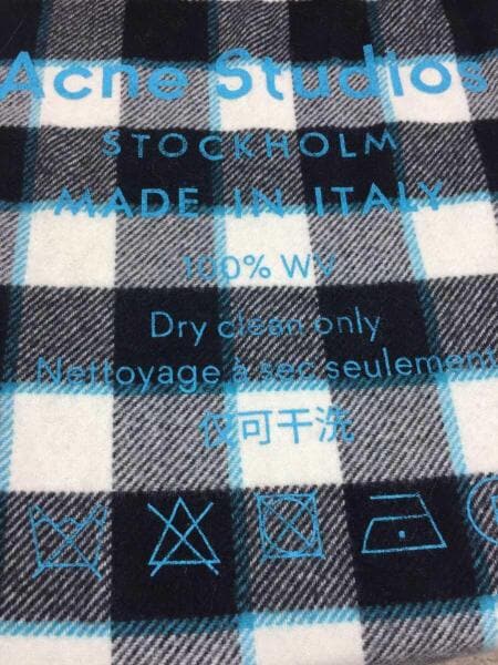 ブルー（青）系 Acne Studios(アクネストゥディオス) マフラー(メンズ