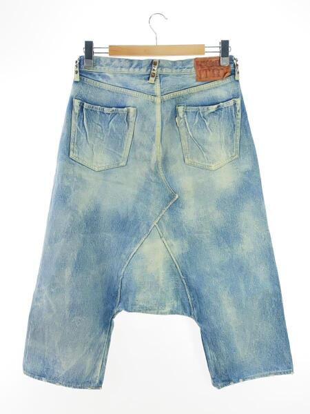 キャピタルKAPITALアミッシュパンツUSEDサイズ0 XS 紺ネイビー※ワイド