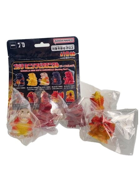 ゴジラ ミニソフビクロニクル[バーニングレッド] 5体セット | 中古トイ