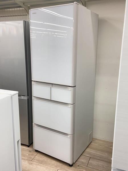 HITACHI 冷蔵庫 R-S40K 2020年製 日立 R-S40K(XW) [クリスタルホワイト