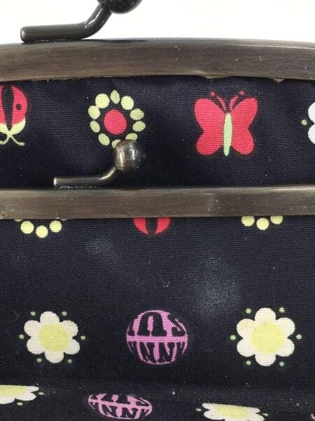 ANNA SUI(アナスイ) / がま口財布/レザー/ブラック/黒/レディース