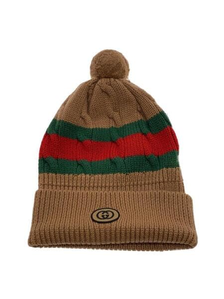 GUCCI(グッチ) / ニットキャップ/S/ウール/CML/レディース/674064