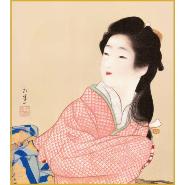 文化勲章受章作家上村松園肉筆作品