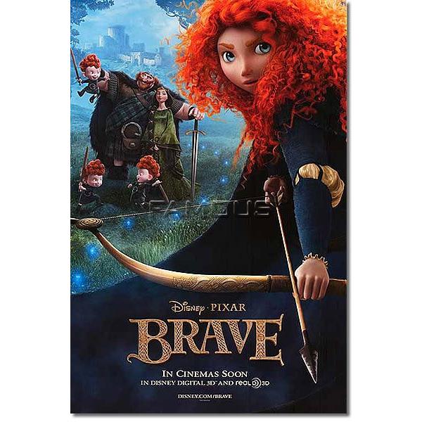 映画ポスター メリダとおそろしの森 ディズニー グッズ /INT-ADV-DS