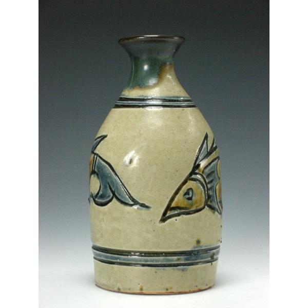 琉球陶器の至宝 人間国宝 金城次郎 魚文長徳利（大） /【Buyee】 Buyee