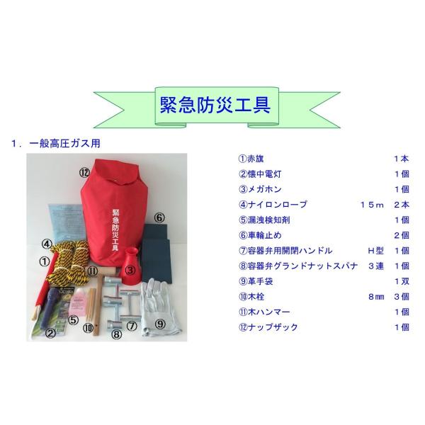 じ*こ様 未使用品 緊急防災工具 セット 送料込み 高圧ガス工業株式会社