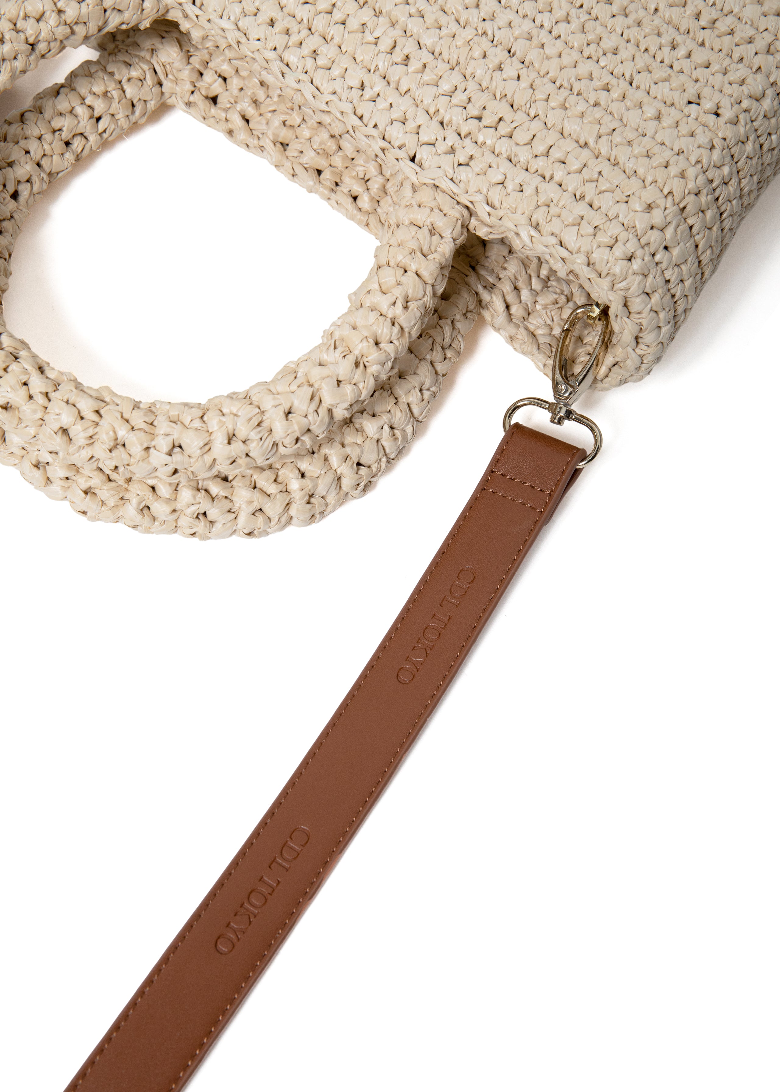 CDL TOKYO Hand Stitched Mini Basket ベージュ