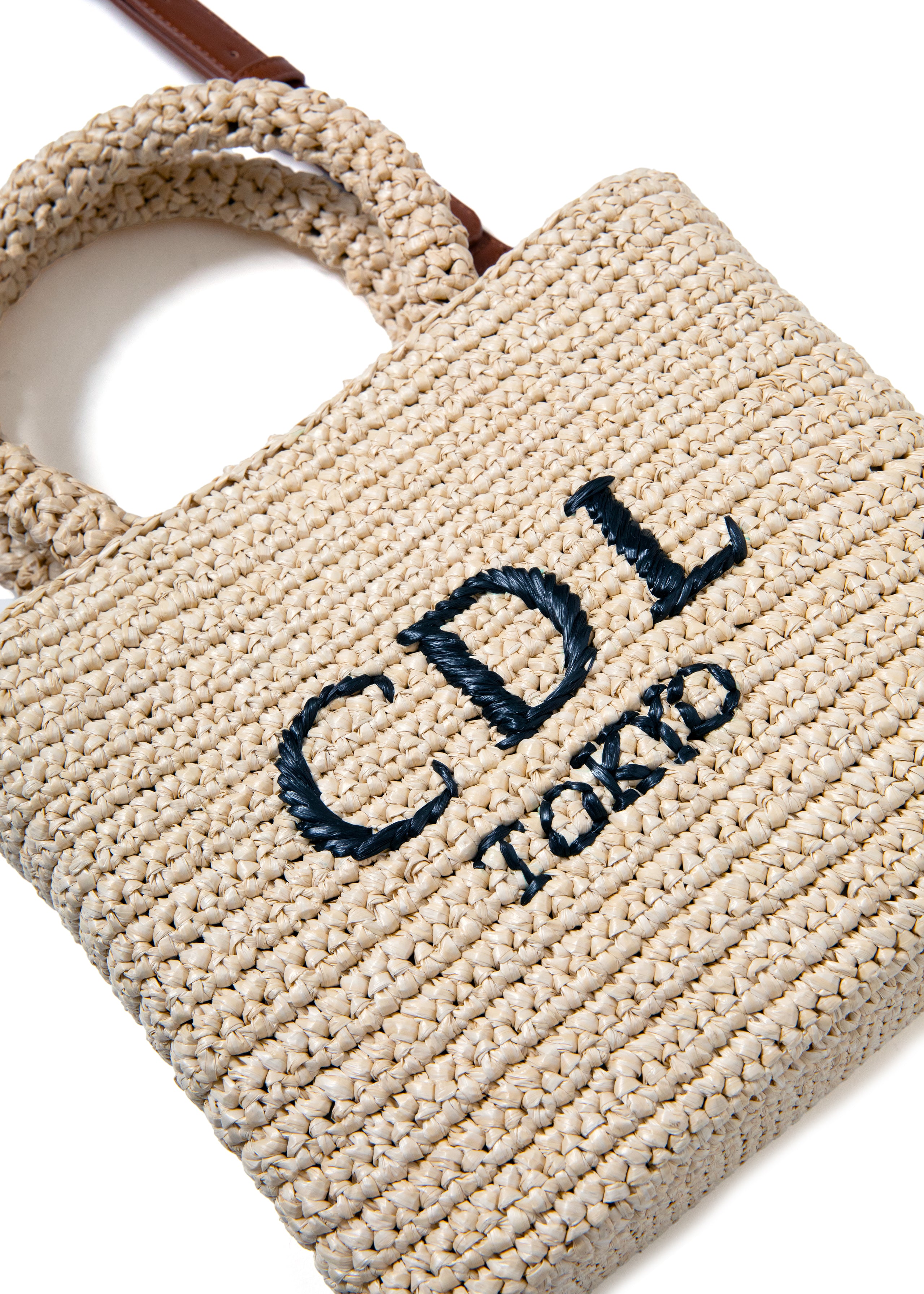CDL TOKYO Hand Stitched Mini Basket Hand CDL Stitched
