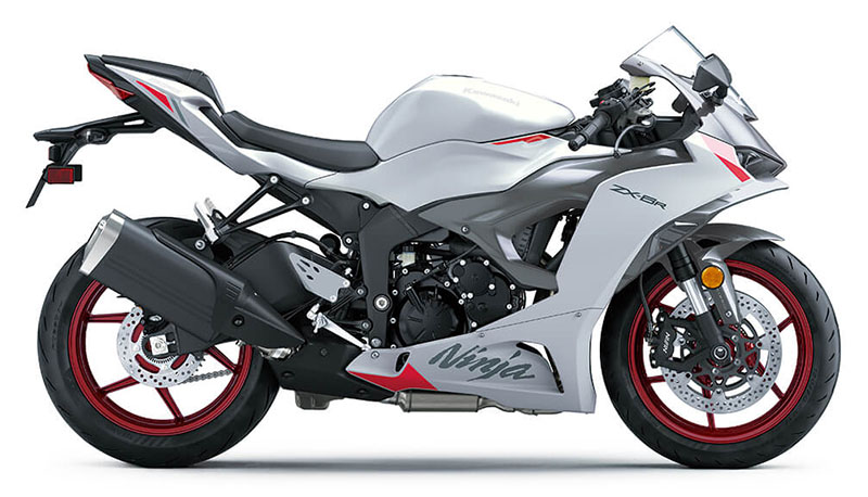 New 2025 Kawasaki Ninja ZX-6R ABS Pearl Robotic White / Metallic