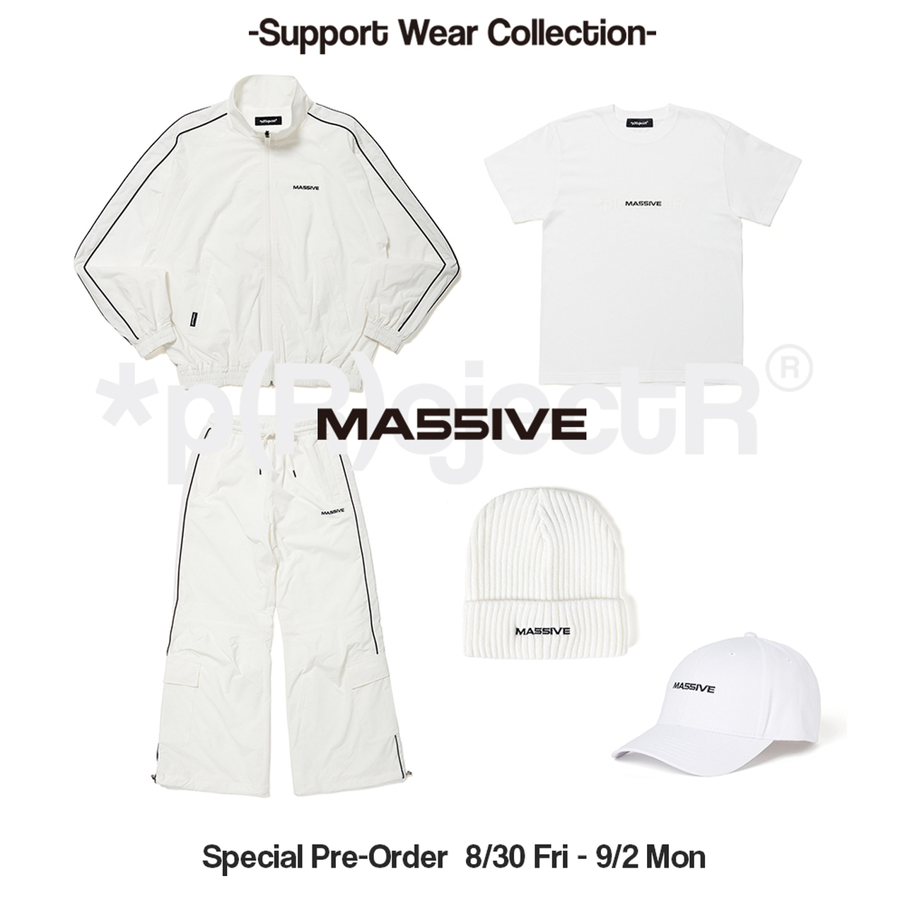 p(R)ojectR® x MA55IVE THE RAMPAGE Support Wear Collection 受注販売