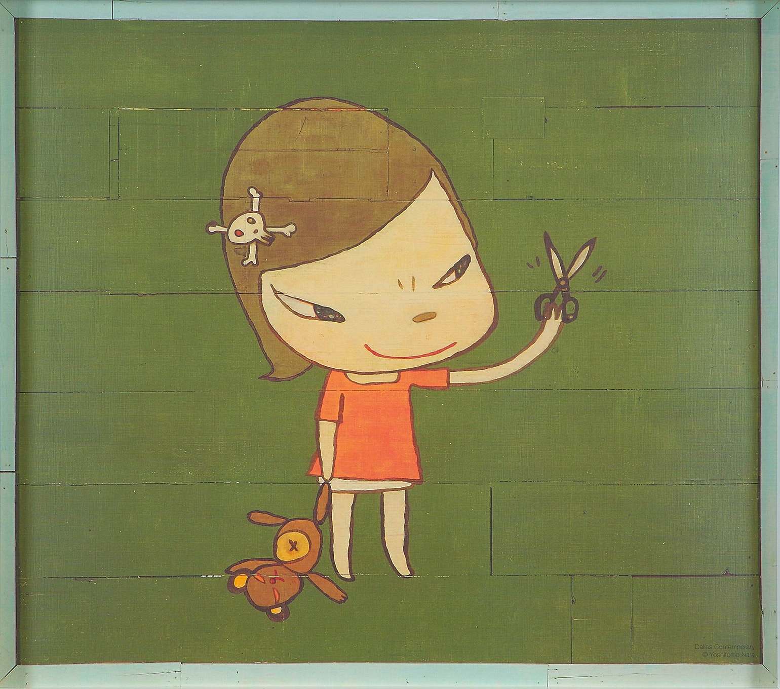 限定】奈良美智 証明あり ダラス美術館 額装込み yoshitomo nara