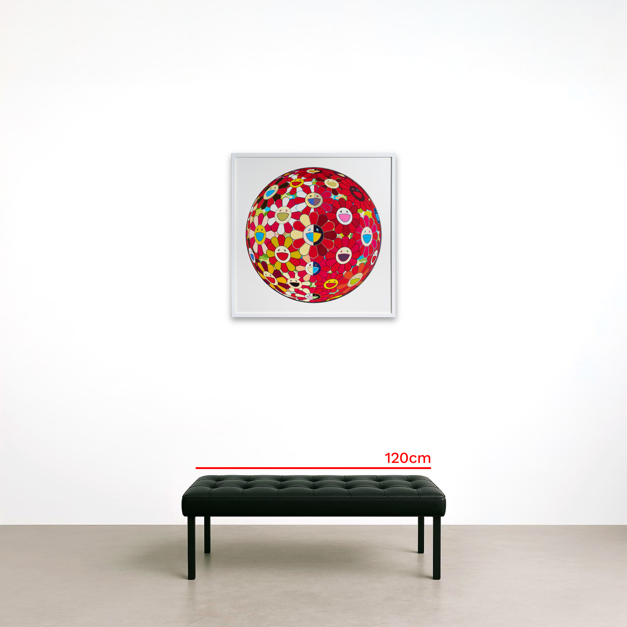 村上 隆 Takashi Murakami フラワーボール レッド (3D) 魔笛 | ONLINE