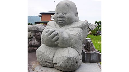 観賞用彫刻石】・『彫刻の牛・2』・箱付 富永直樹 ブロンズ『福牛』 - 国内