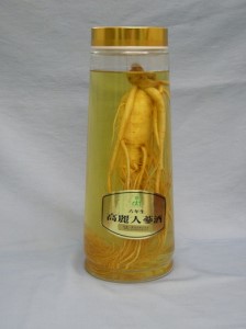 高麗人参酒 標本 美容 特産 6年 特大 人参入り 熟成 高麗人参 健康食品