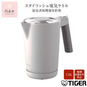 タイガー魔法瓶 温度調節機能付き電気ケトル PTQ-A100HS スレート