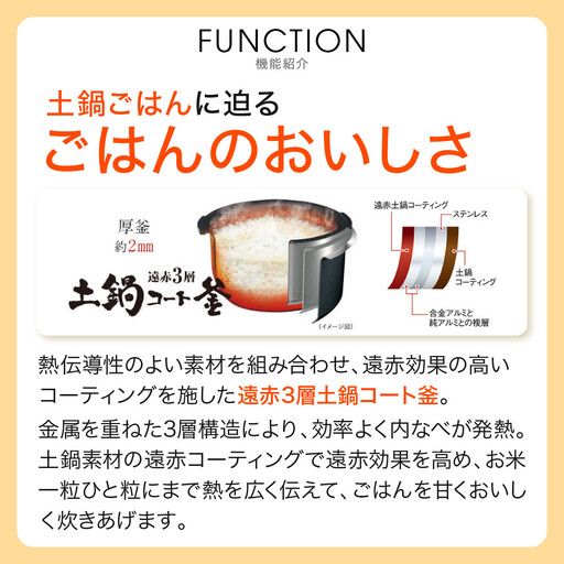 2025年度新製品 タイガー魔法瓶(TIGER) 炊飯器 5.5合 IH式 炊きたて 遠