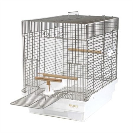HOEIの鳥かご 小鳥用ステンレス横あみケージ 21手のり横あみステンレス