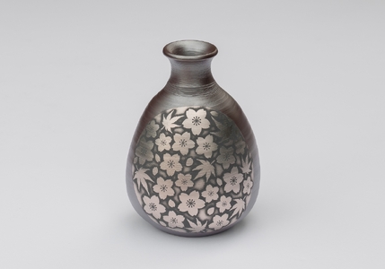 萬古焼（ばんこやき）】醉月陶苑 プラチナ彩雲錦文酒器 | 三重県四日市