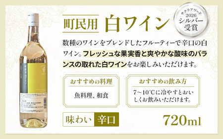 十勝ワイン 町民用シリーズ3本セット(赤・白・ロゼ 各1本) 北海道池田