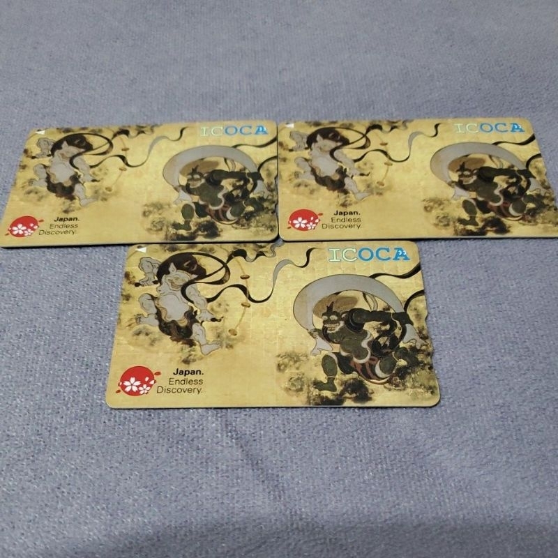 風神雷神 限定 ICOCA ICOCAカード 風神雷神 日本の伝説デザイン ICOCA