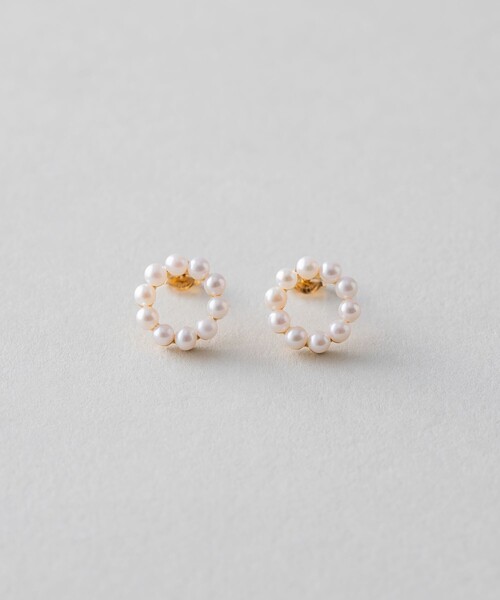 ete（エテ）の「○サークル パール ピアス（ピアス（両耳用））」 - WEAR