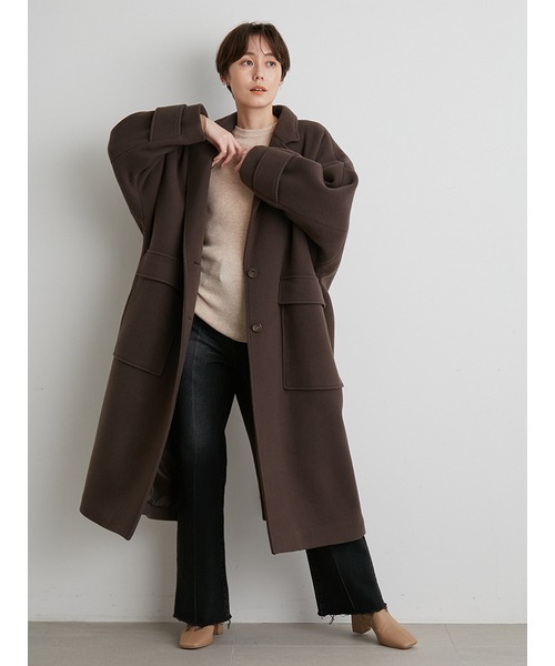 emmi（エミ）の「【emmi atelier】リサイクルウールロングコート